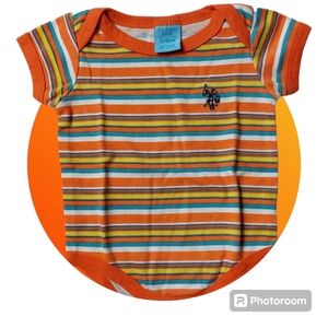 US Polo Association SS Bodysuit, 3-6M